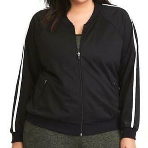 Black Torrid Active Track Jacket